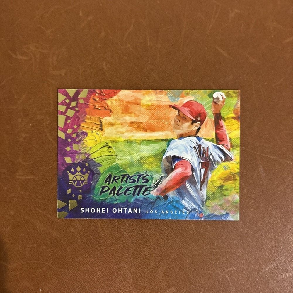 2021 Panini Diamond Kings Shohei Ohtani #AP-5 Artist's Palette Angels